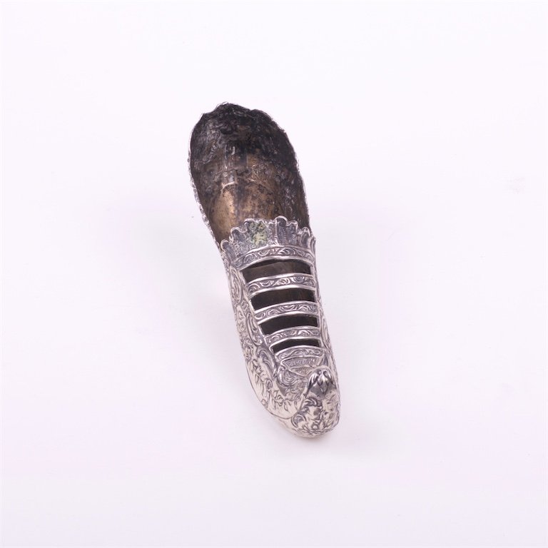 Silver decorative shoe. Silver, 800 proof. — image 3