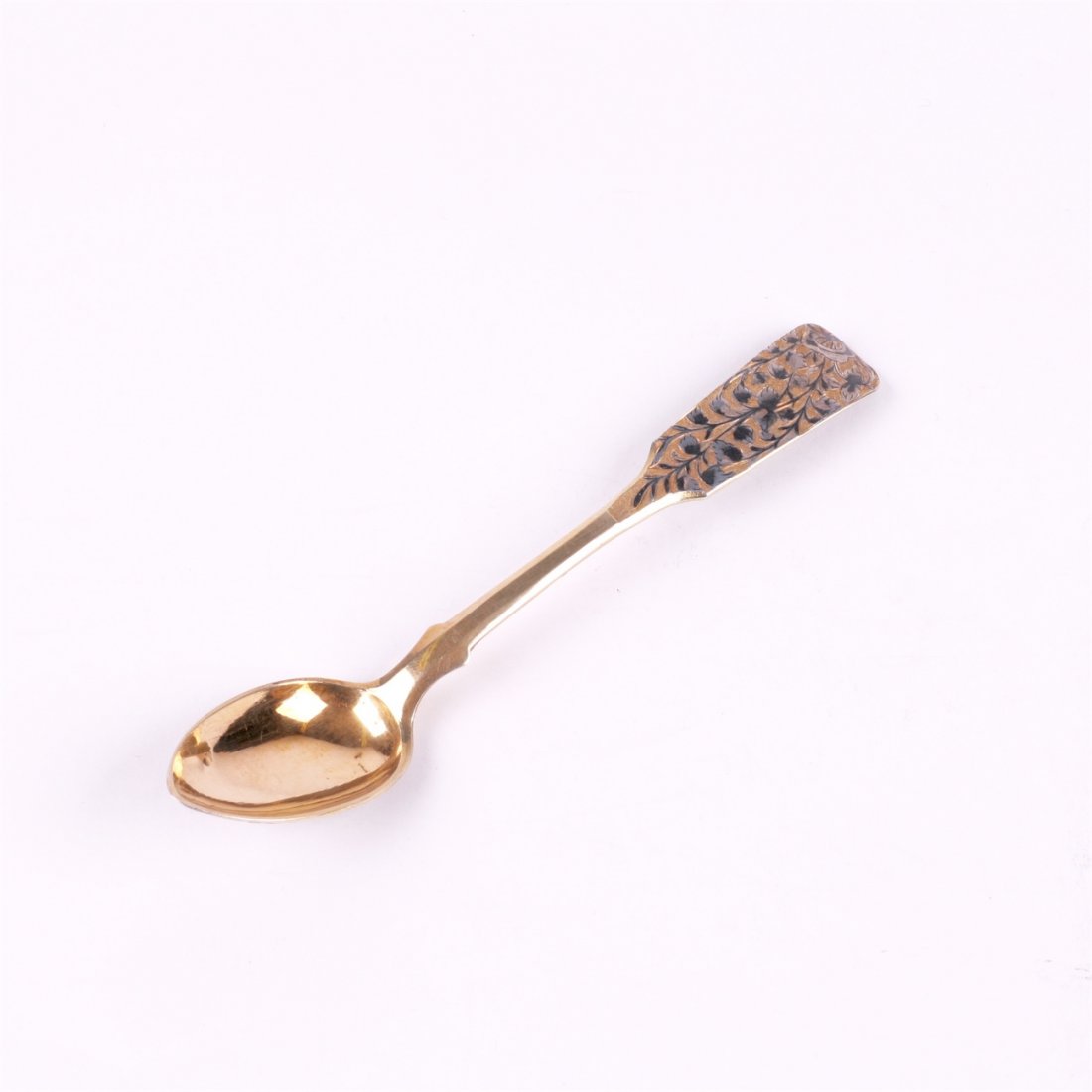 Silver spoon. Workshop of S.Sazikov (?). Moscow,1840y. — image 2