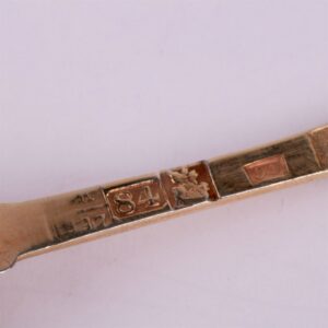 Silver spoon. Workshop of S.Sazikov (?). Moscow,1840y. — image 3