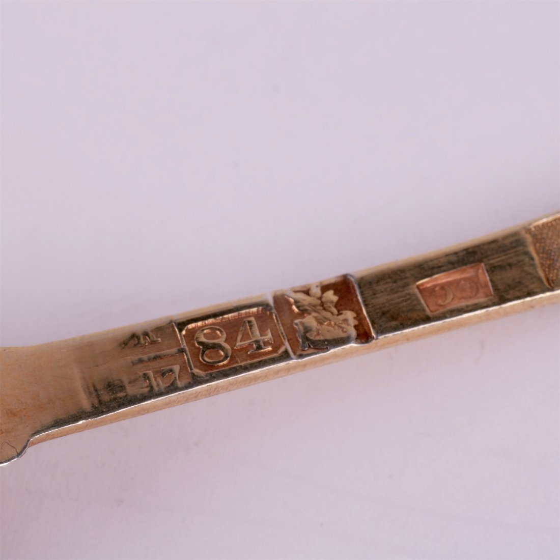 Silver spoon. Workshop of S.Sazikov (?). Moscow,1840y. — image 3
