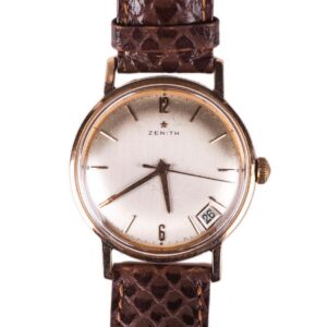Zenith 18K gold men's wristwatch with calendar — image 1