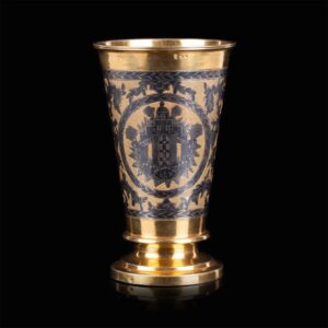 Rare huge Silver Russian beaker. Moscow, 1828. — image 1