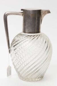 Russian silver and glass decanter. — image 2