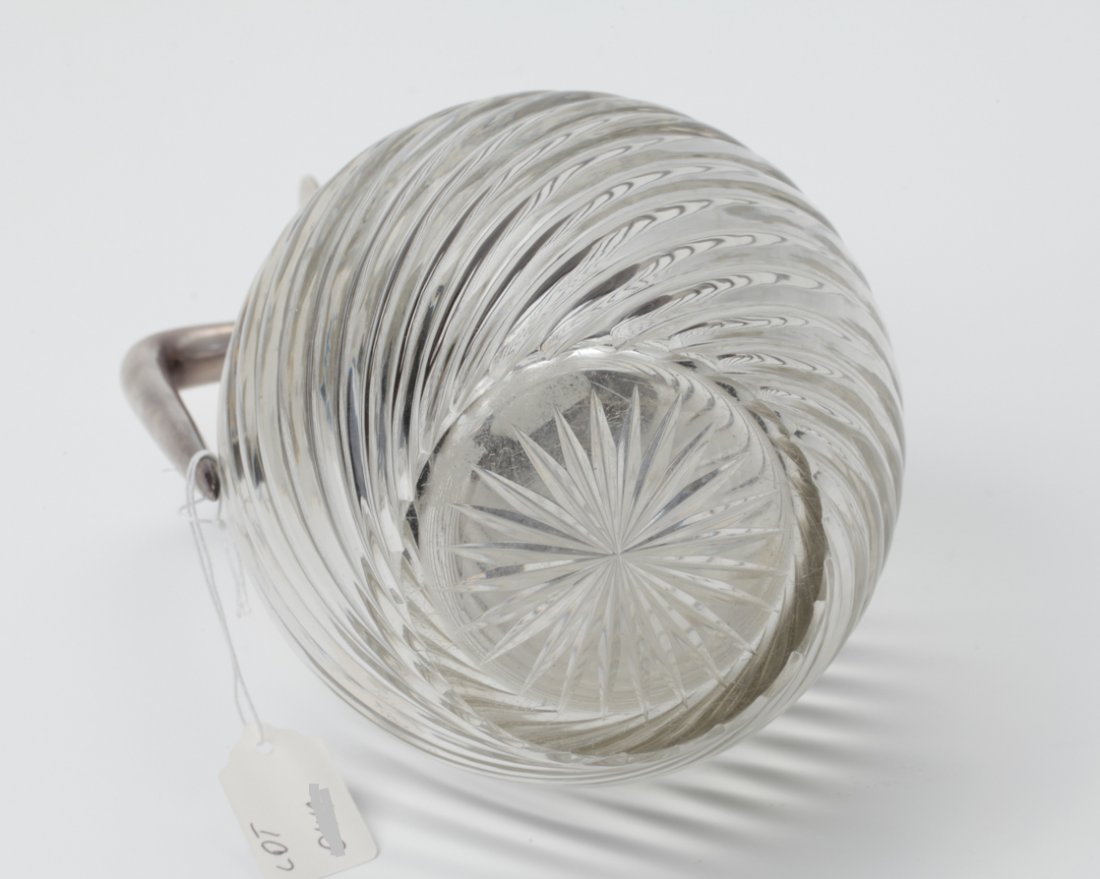Russian silver and glass decanter. — image 5