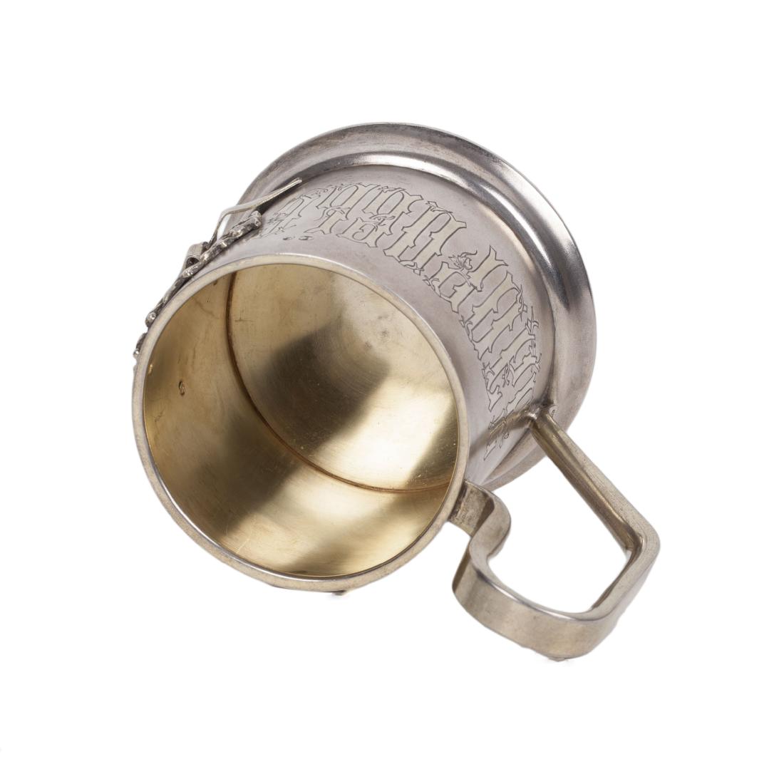 Russian silver tea glass holder — image 5