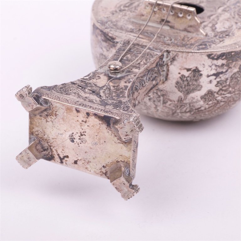 Silver musical instrument. — image 6