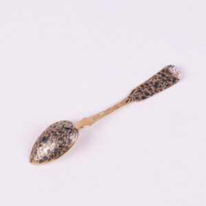 Silver spoon. Workshop of S.Sazikov (?). Moscow,1840y. — image 1