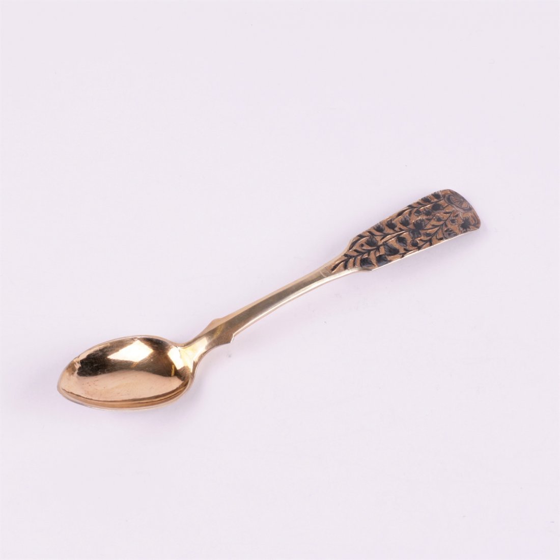 Silver spoon. Workshop of S.Sazikov (?). Moscow,1840y. — image 2