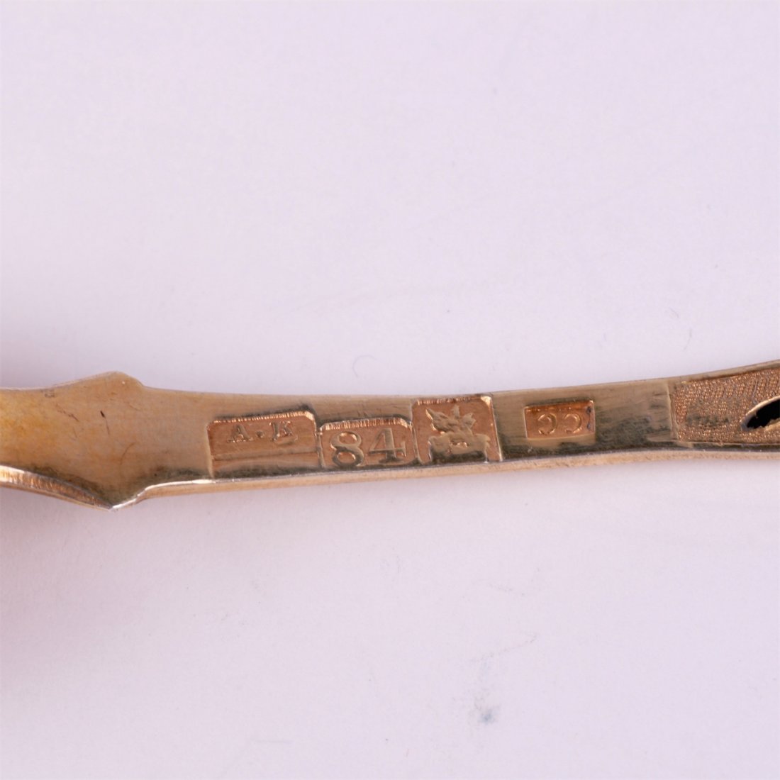 Silver spoon. Workshop of S.Sazikov (?). Moscow,1840y. — image 3