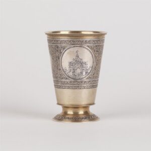 Beaker with views of Moscow. Vasiliy Semenov. 1879 yr. — image 3