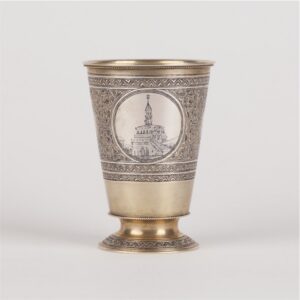 Beaker with views of Moscow. Vasiliy Semenov. 1879 yr. — image 4