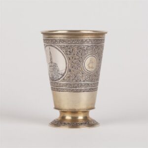 Beaker with views of Moscow. Vasiliy Semenov. 1879 yr. — image 5