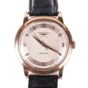 Longines 18K gold automaticl men's wristwatch — image 1