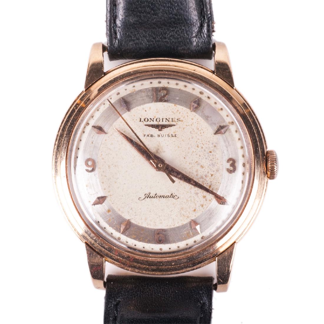 Longines 18K gold automaticl men's wristwatch — image 1