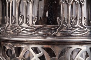 Rare huge carafe. I.P. Khlebnikov manufactory. Moscow, — image 4