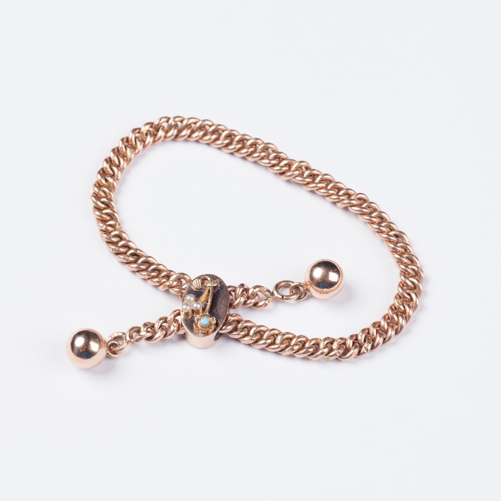 Russian Imperial gold handchain. — image 1