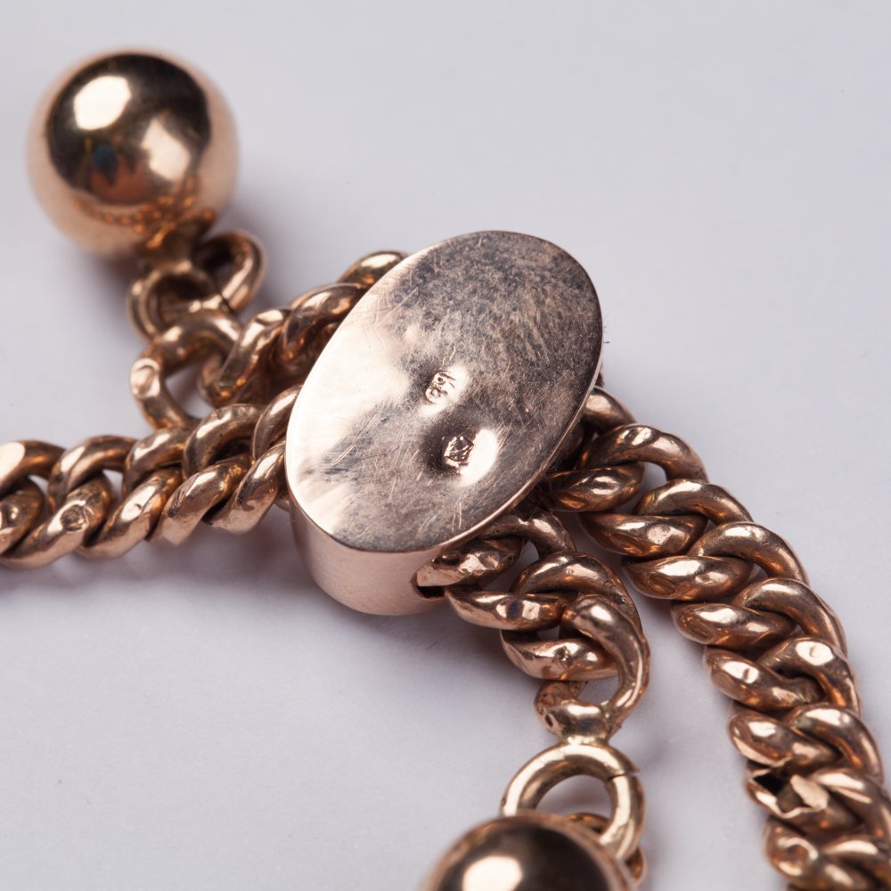 Russian Imperial gold handchain. — image 5