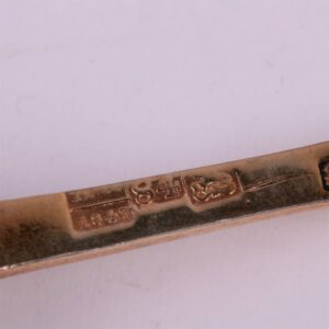 Silver spoon. Workshop of S.Sazikov (?). Moscow,1840y. — image 3