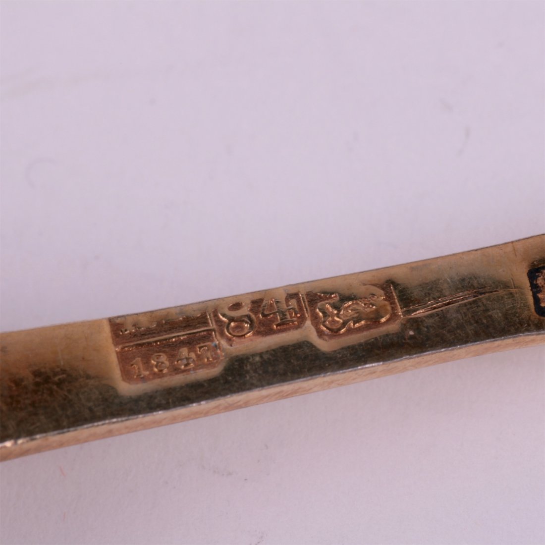 Silver spoon. Workshop of S.Sazikov (?). Moscow,1840y. — image 3