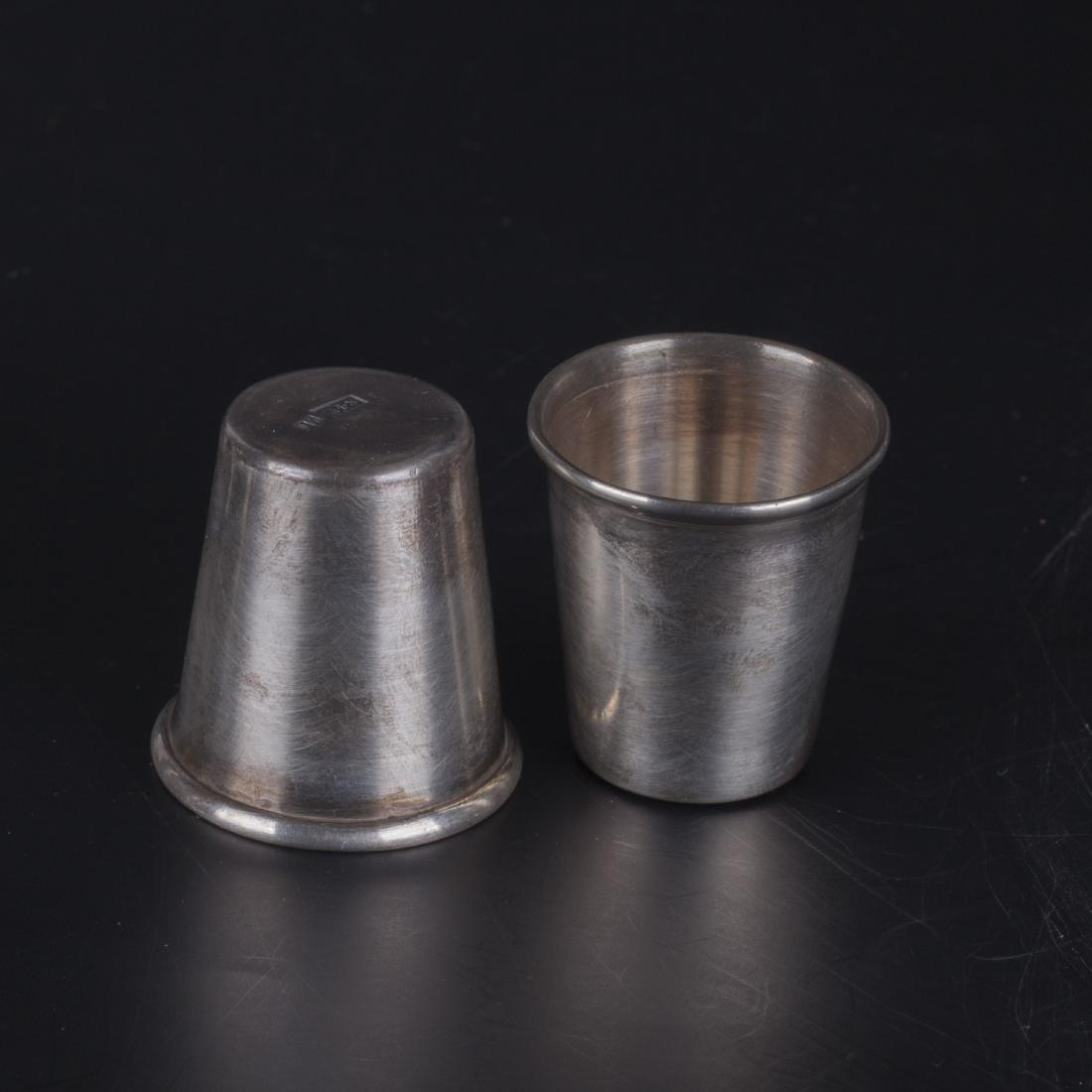 Unusual Russian silver liquor set — image 4