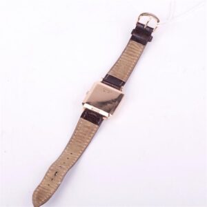 Jaeger Le Coultre rectangular gold automatic wristwatch — image 5