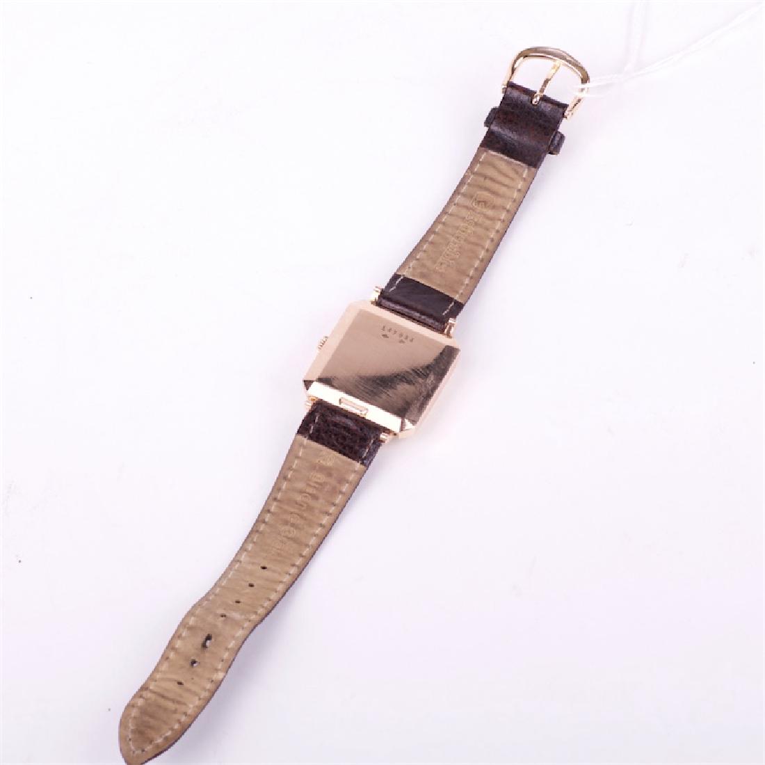 Jaeger Le Coultre rectangular gold automatic wristwatch — image 5