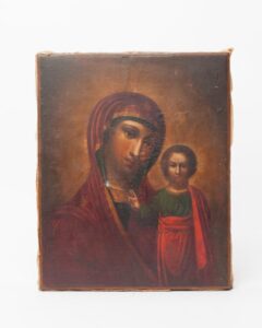 Russian Icon of Mother of God of Kazan — image 3