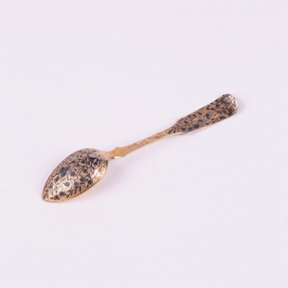 Silver spoon. Workshop of S.Sazikov (?). Moscow,1840y. — image 1