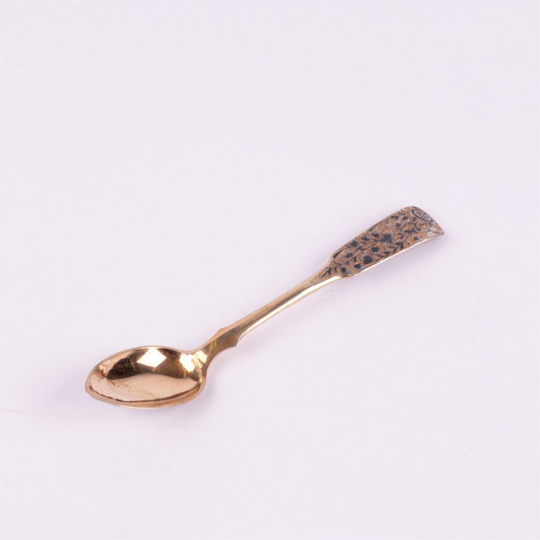 Silver spoon. Workshop of S.Sazikov (?). Moscow,1840y. — image 2