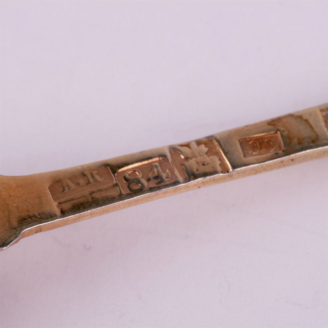Silver spoon. Workshop of S.Sazikov (?). Moscow,1840y. — image 3