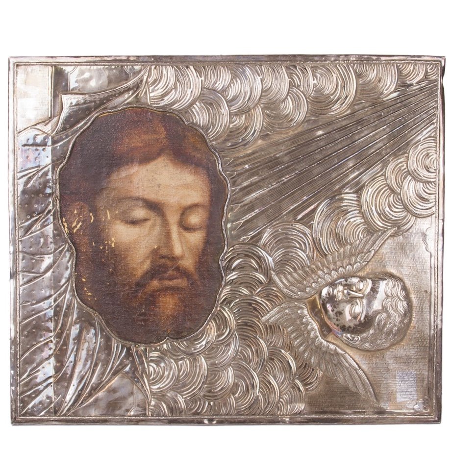 Unusual Russian Icon of Saint Ioann the Forerunner — image 1