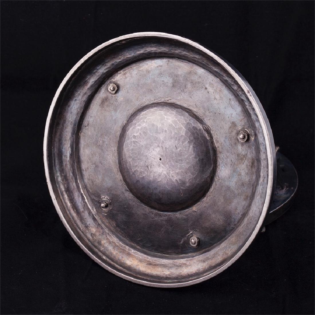 Unusual silver-gilt table watch stand. I. Sazikov — image 4