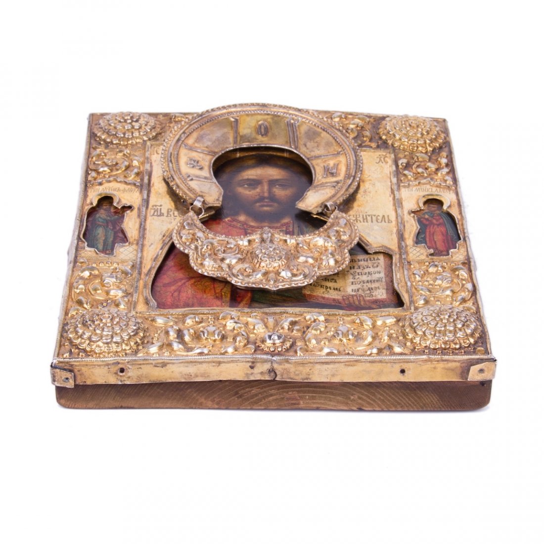 Fine Russian 18th century Icon of Christ Pantocrator — image 3