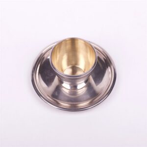 French silver stand for eggs. — image 2