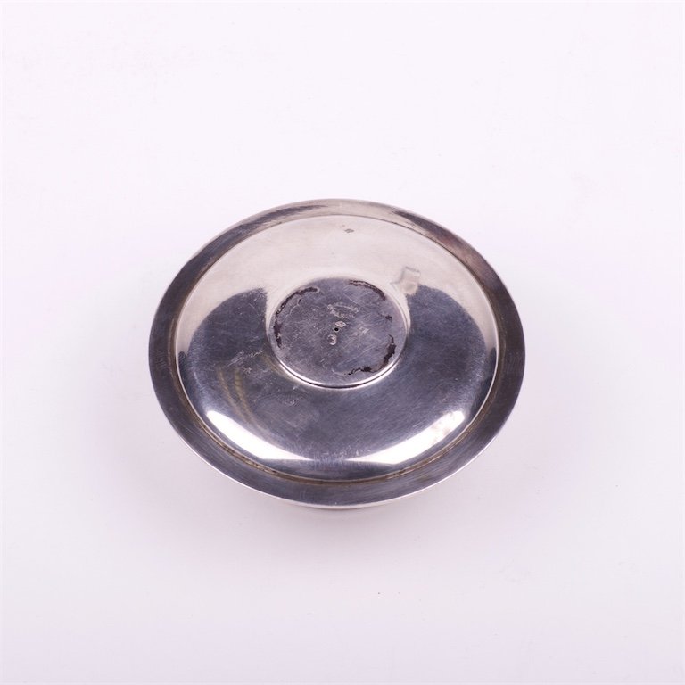 French silver stand for eggs. — image 3