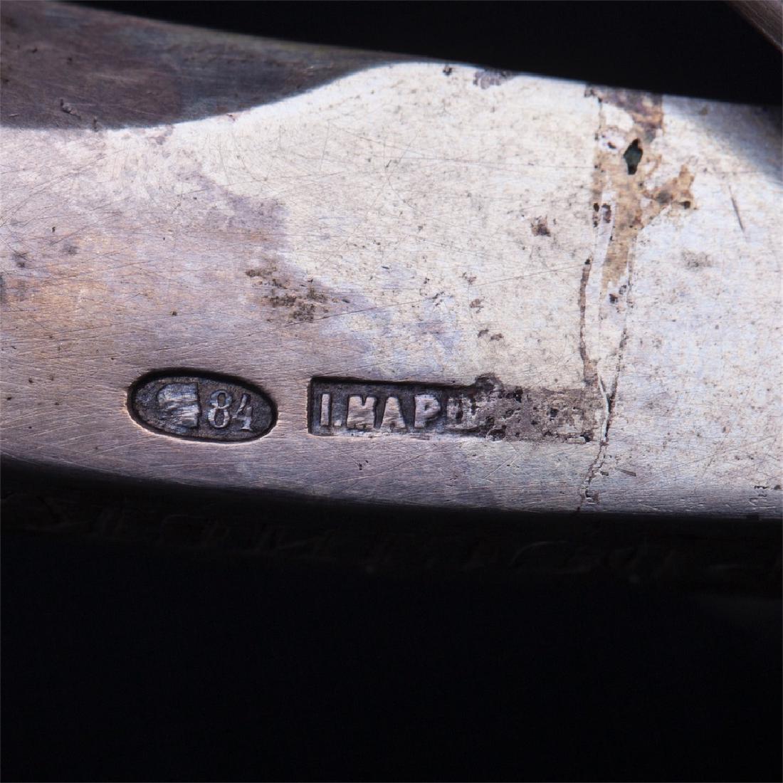 Rare silver-gilt prize in the shape of horseshoe — image 6