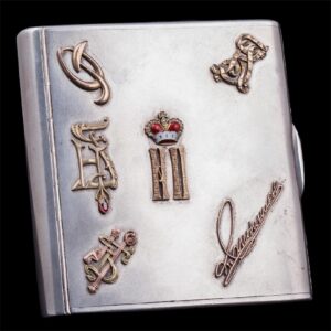 Russian cigarette case with Nicolay II monogram — image 2