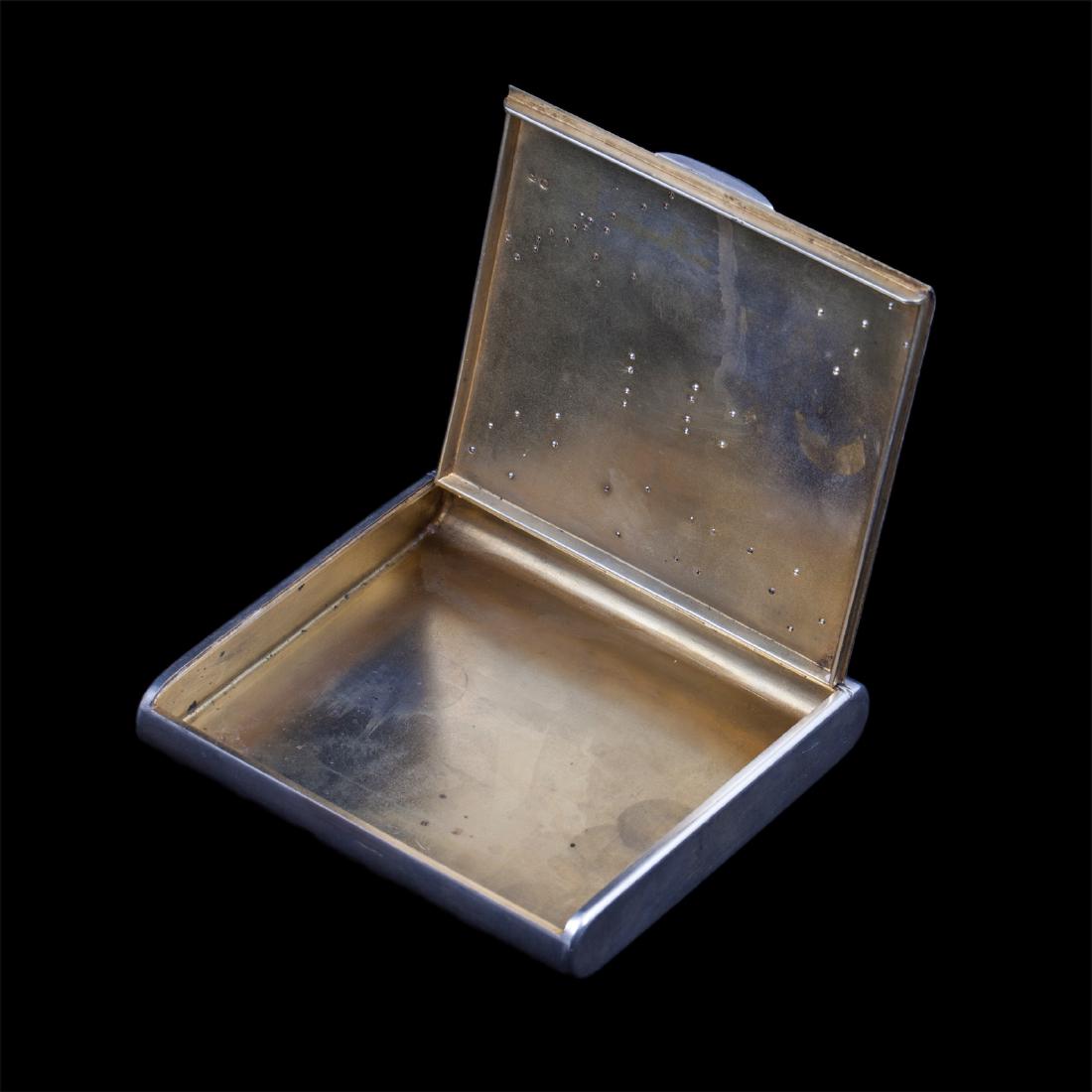 Russian cigarette case with Nicolay II monogram — image 4