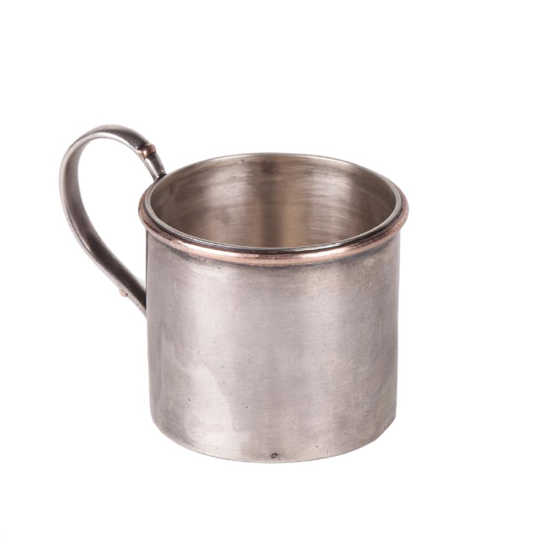 Russian silver and gold presentation beaker — image 2
