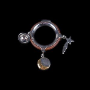 Hermes limited edition wood scarf "Galaxy" ring. 1999 — image 1