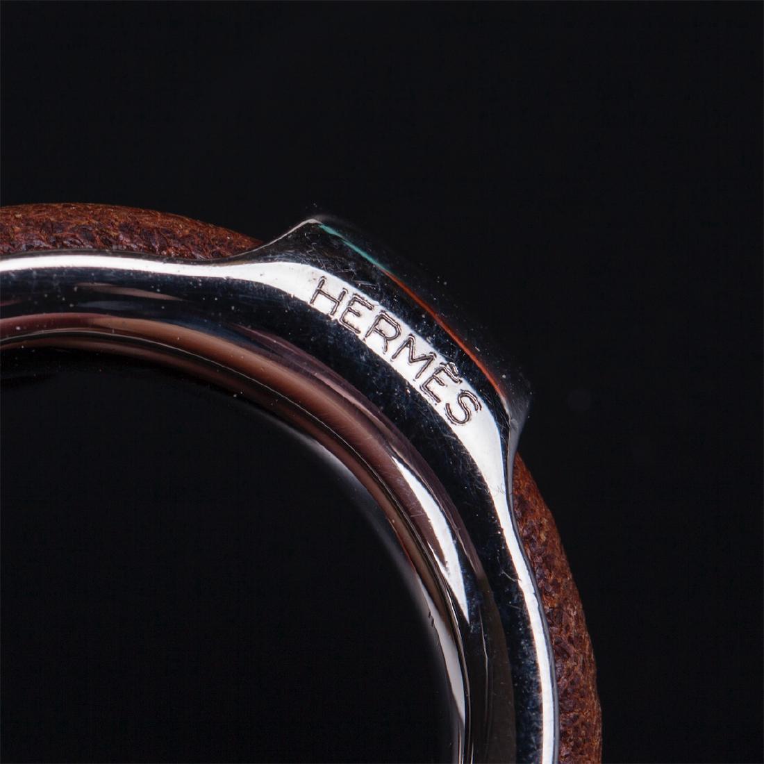 Hermes limited edition wood scarf "Galaxy" ring. 1999 — image 3