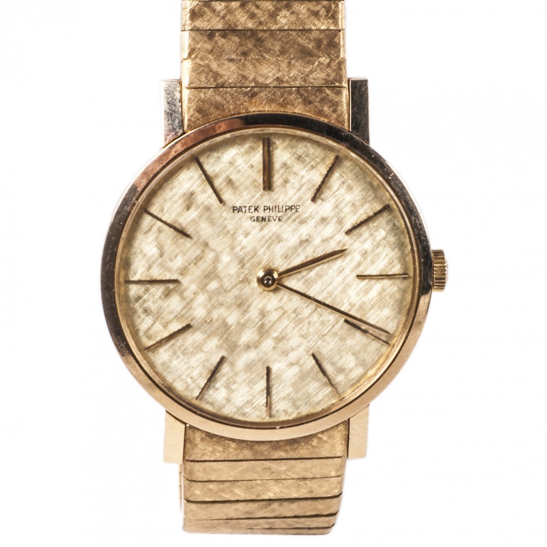 Patek Philippe solid gold men's wristwatch — image 1