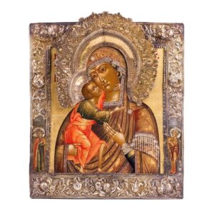 Russian 18th century Icon of Mother of God — image 1