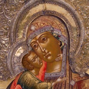 Russian 18th century Icon of Mother of God — image 2