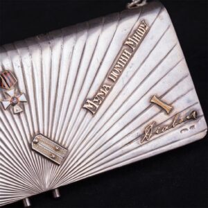 Russian parcel-gilt silver purse with enamel — image 2