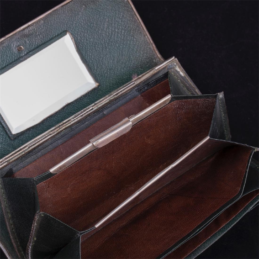 Russian parcel-gilt silver purse with enamel — image 6