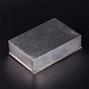Russian silver-gilt Art Nouveau cigar humidor. — image 4