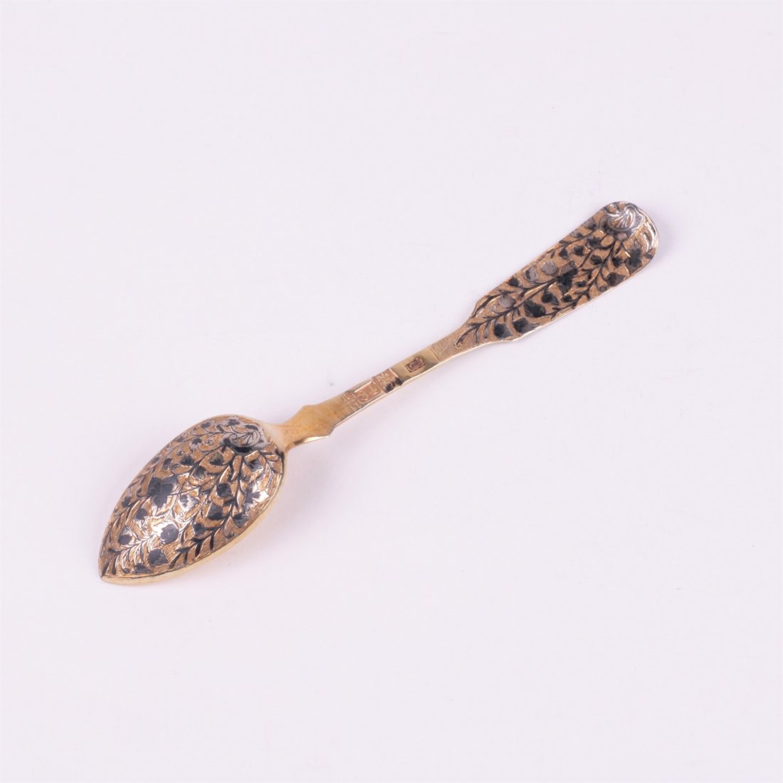 Silver spoon. Workshop of S.Sazikov (?). Moscow,1840y. — image 1
