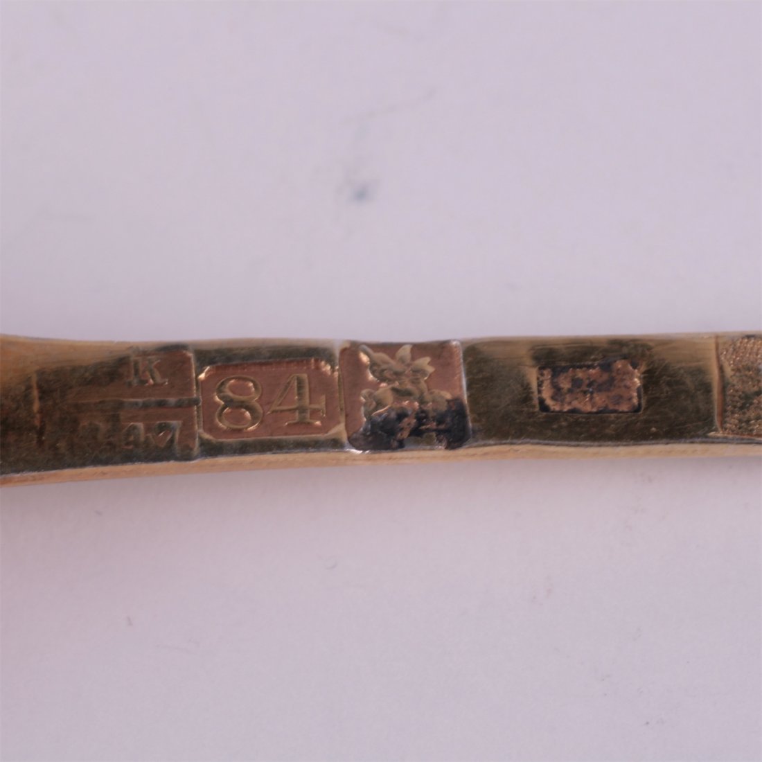 Silver spoon. Workshop of S.Sazikov (?). Moscow,1840y. — image 3