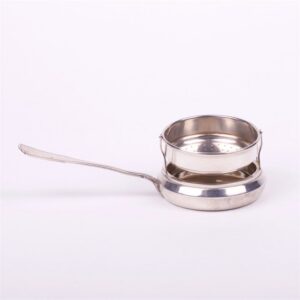 Silver strainer with stand. French. — image 3